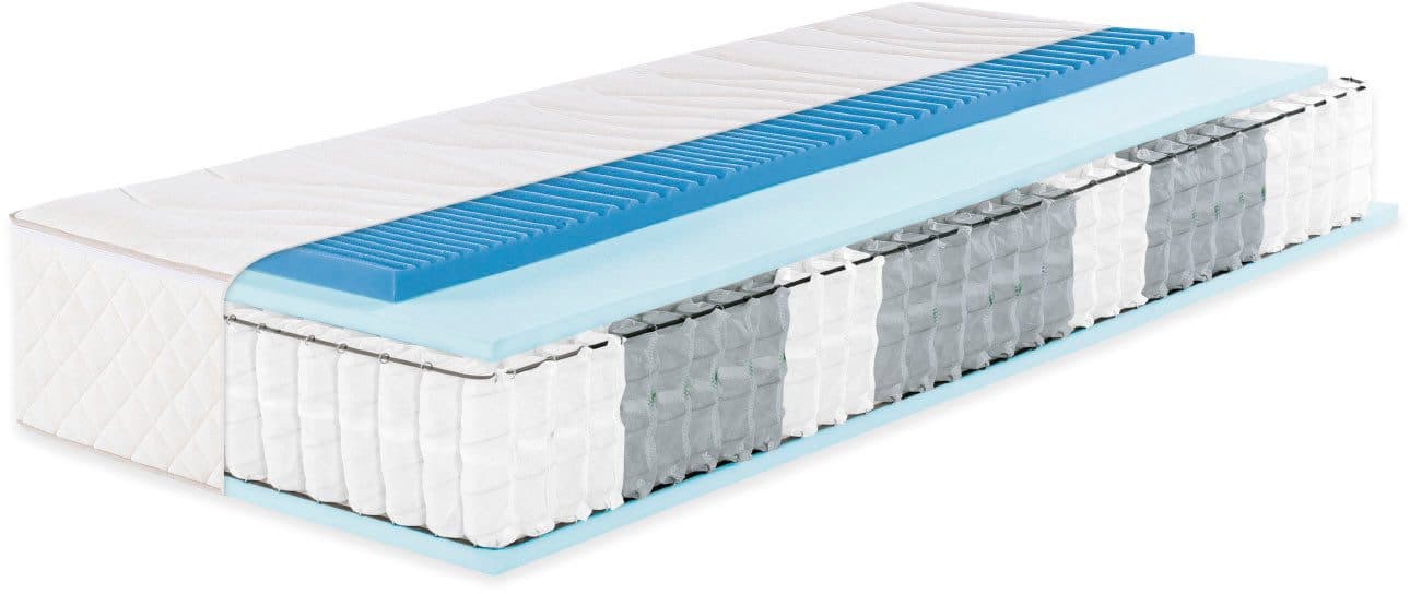Taschenfederkernmatratze Sleep Spring Pro | Weiß