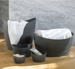 KOZIOL Wäschekorb BOTTICHELLI XL | Rosa