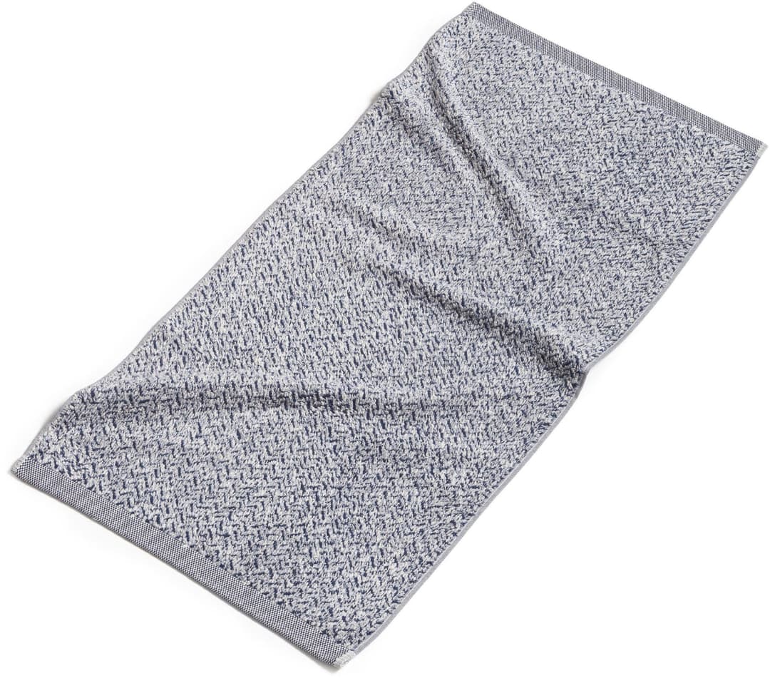 Möve Duschtuch Brooklyn Fischgrat | Blau
