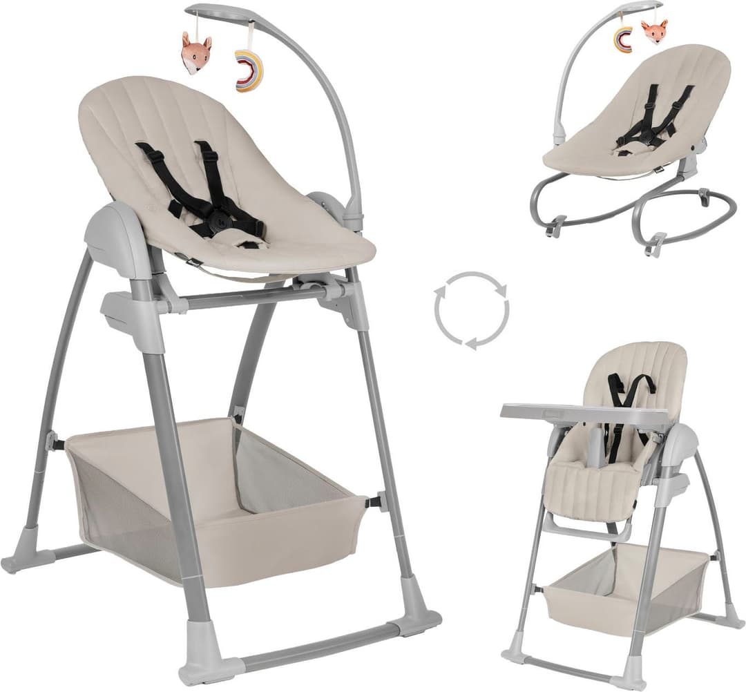 Hauck Sit N Relax 3in1 Hochstuhl | Beige
