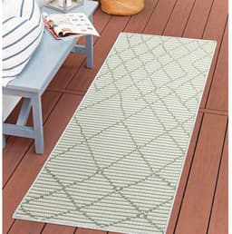 Carpet City Outdoorteppich PALM3526 | Grün