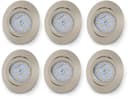 B.K.Licht LED Einbauleuchten 6er Set | Silber 2