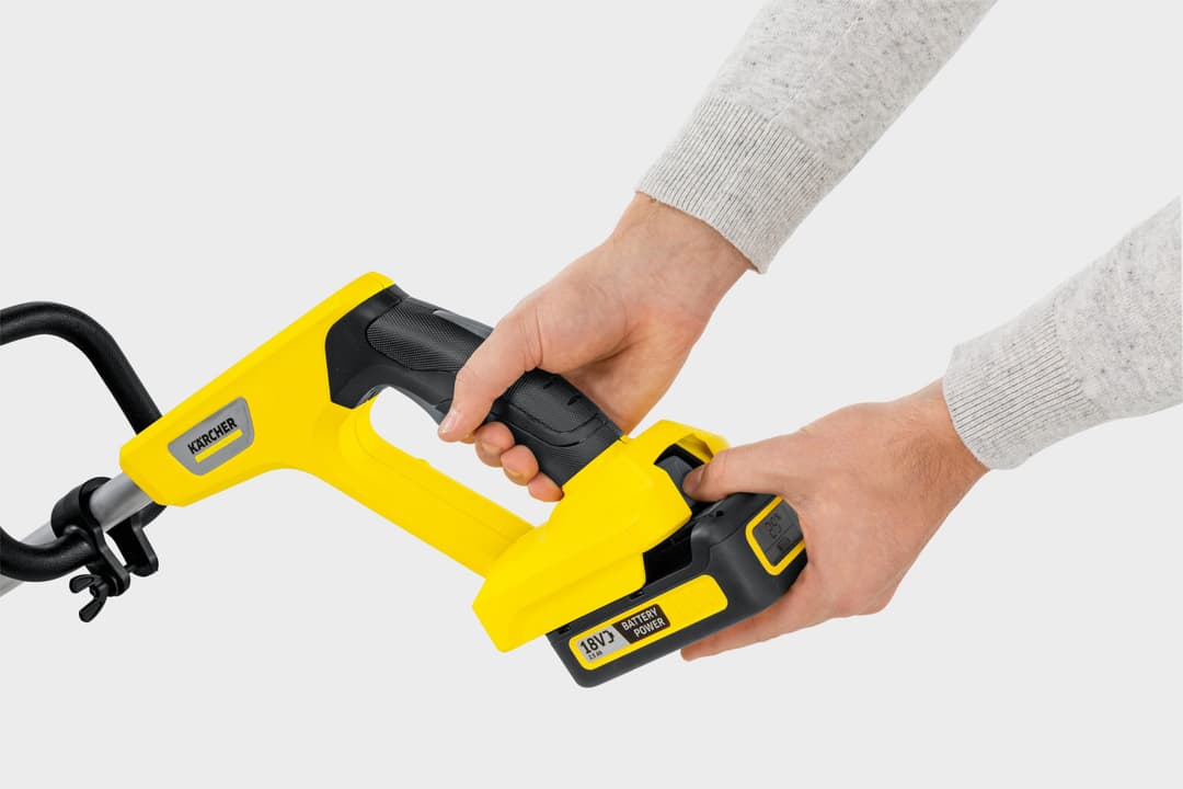 KÄRCHER Akku-Rasentrimmer LTR 18-30 BATTERY SET | Gelb