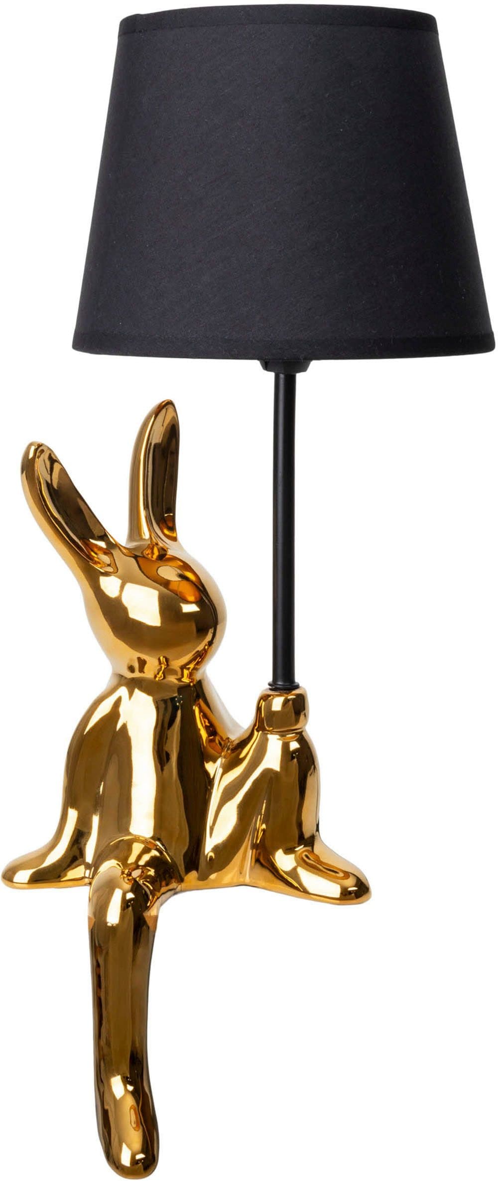 Näve Tischleuchte Helge Hase | Gold