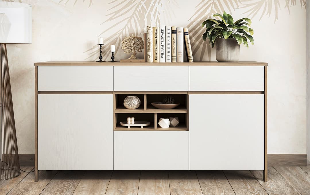 Home affaire Sideboard Stranda | Weiß