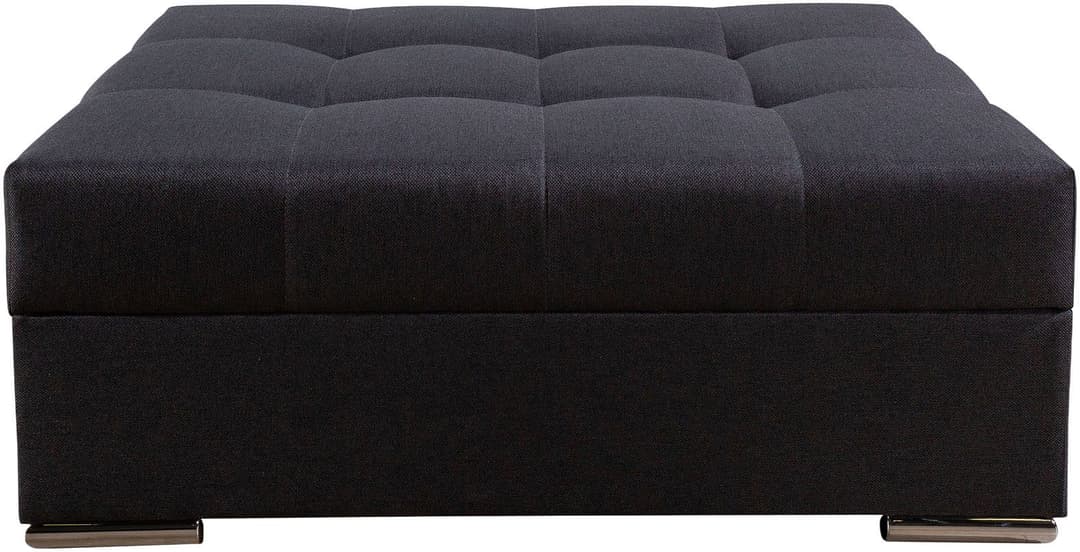 COLLECTION AB Polsterhocker Josy | Schwarz