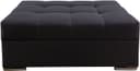 COLLECTION AB Polsterhocker Josy | Schwarz 2