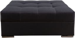 COLLECTION AB Polsterhocker Josy | Schwarz