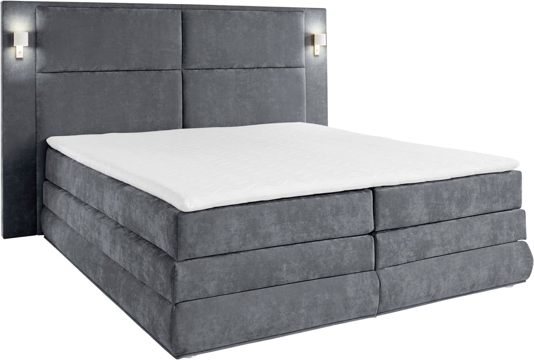 COLLECTION AB Boxspringbett Copenhagen | Grau