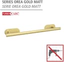 WENKO Handtuchstange Turbo-Loc® Orea | Gold 5
