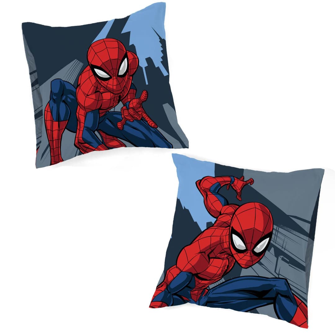 MARVEL Kinderbettwäsche Spiderman Bettbezug-Set | Blau