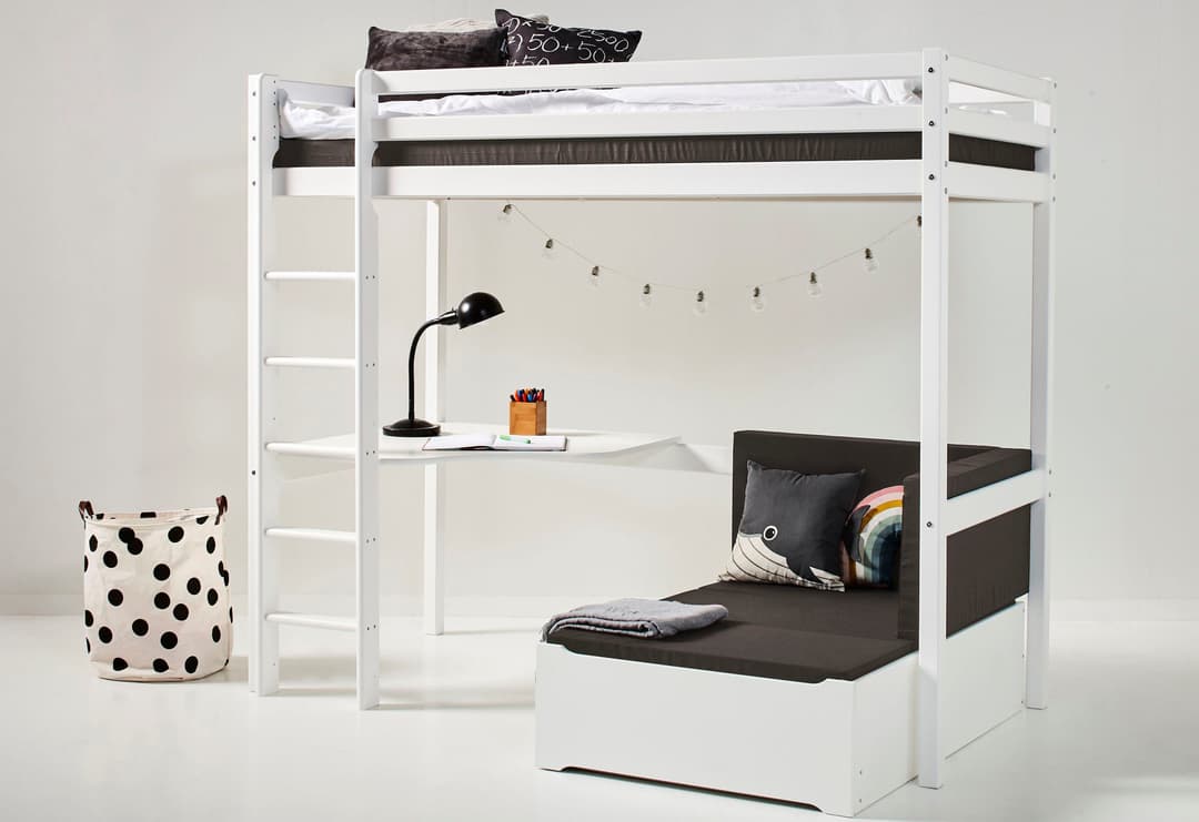 Hoppekids ECO Dream Hochbett | Schwarz