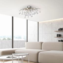 Paul Neuhaus Deckenleuchte ICICLE | Silber