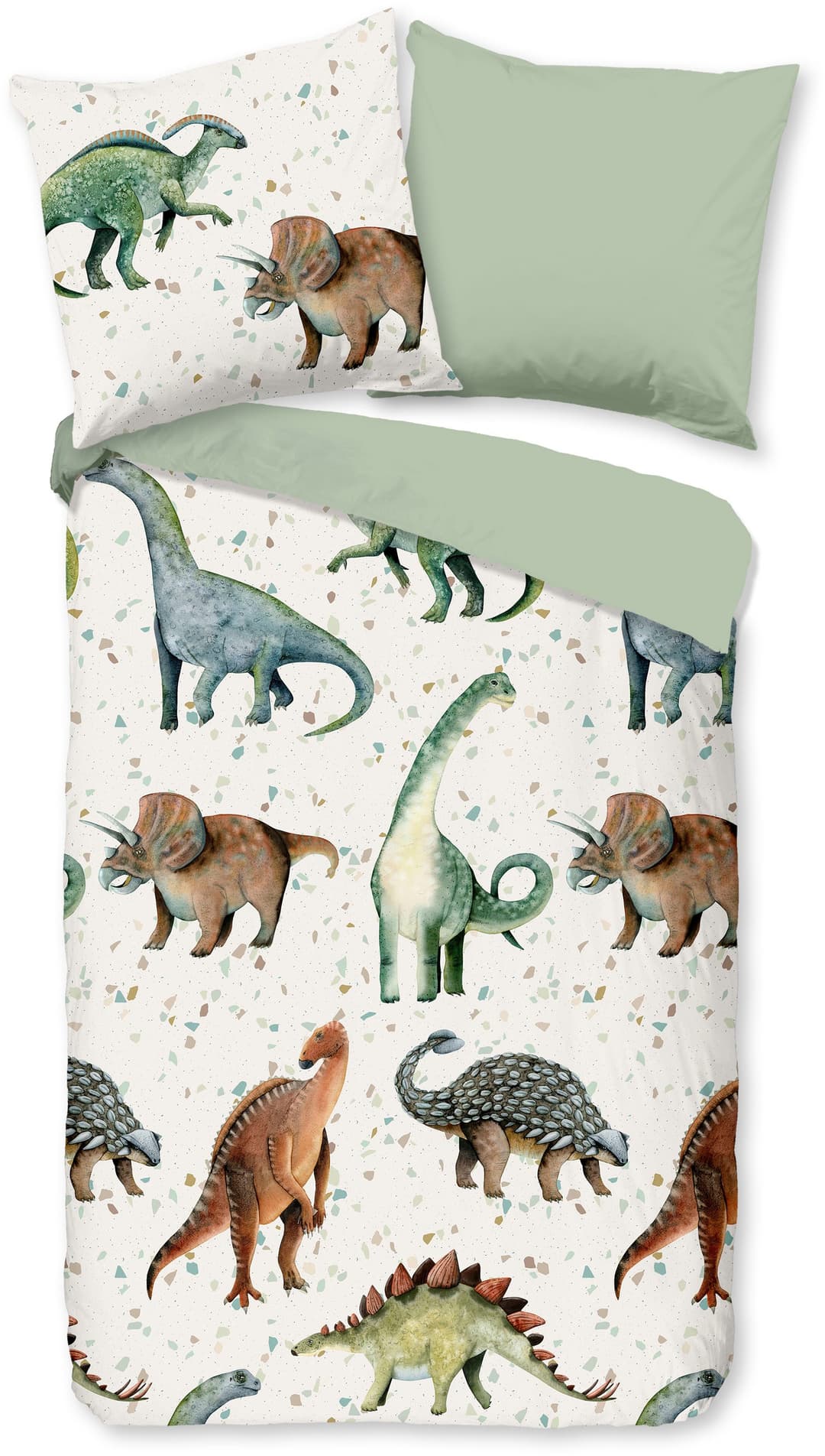 PURE luxury collection Kinderbettwäsche Jura | Grün