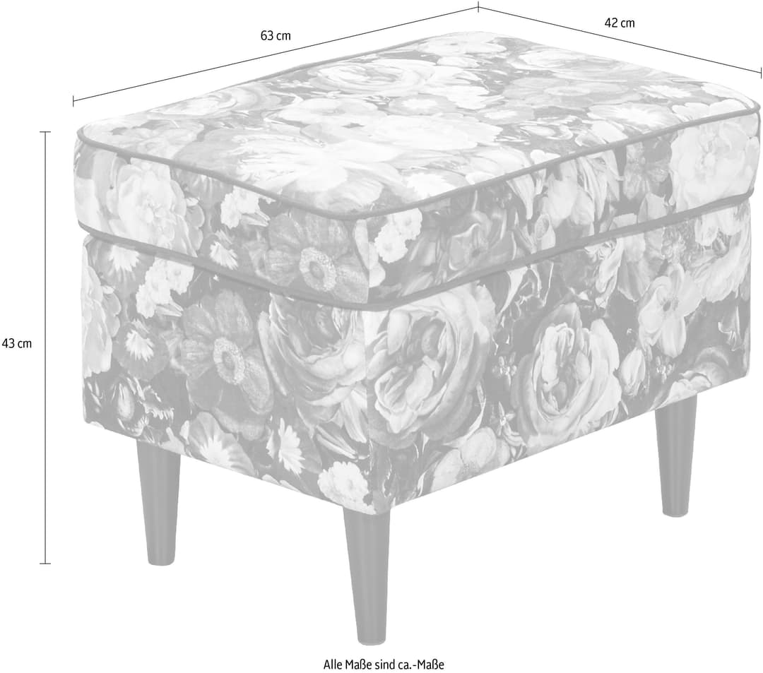 ED EXCITING DESIGN Hocker Laurel | Mehrfarbig