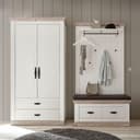Home affaire Garderobenschrank Florenz | Weiß 5