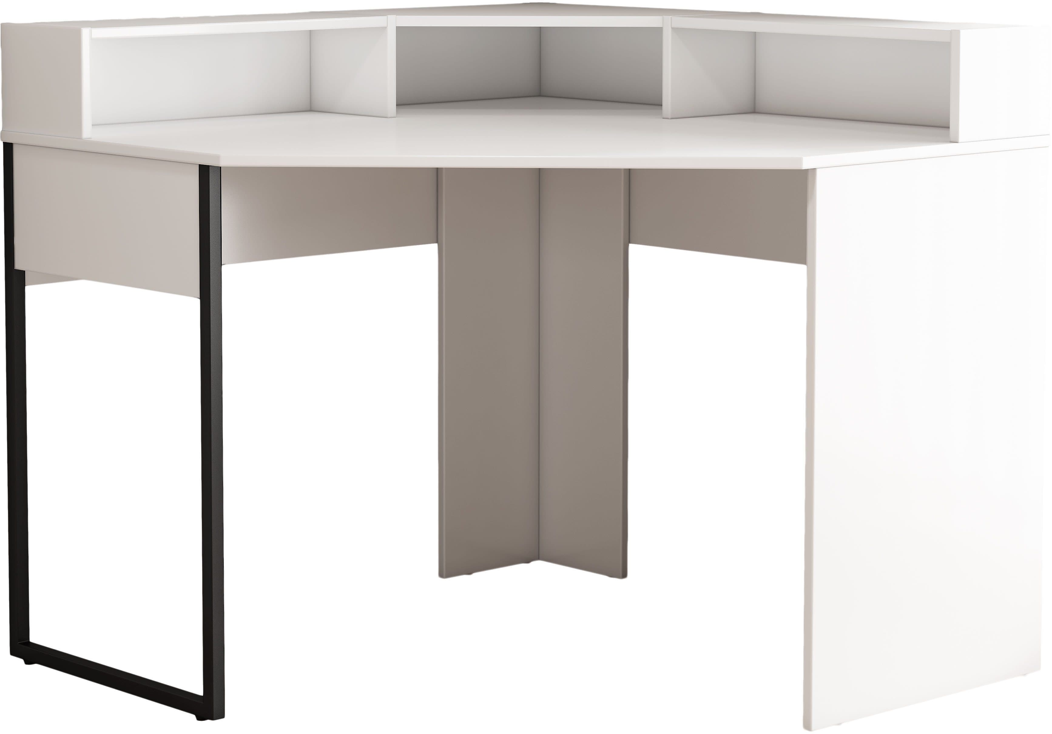 OTTO home Eckschreibtisch Moid | Weiß