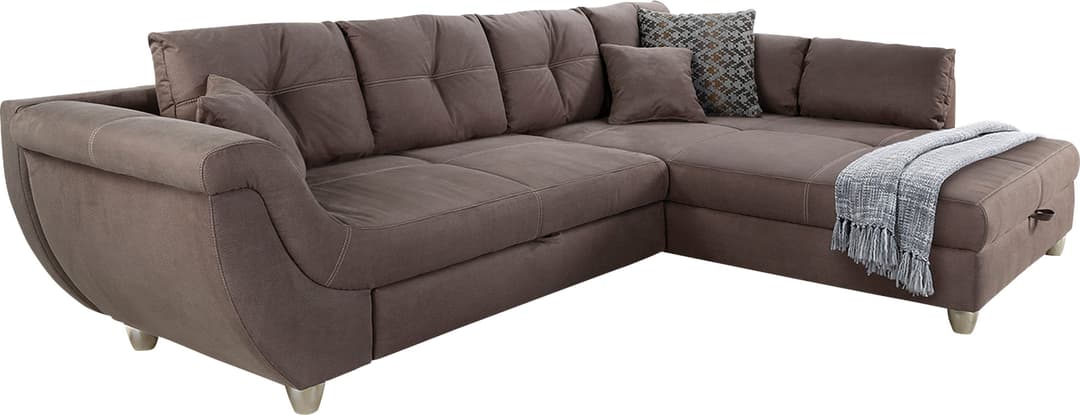 Jockenhöfer Gruppe Ecksofa Maranello L-Form | Braun