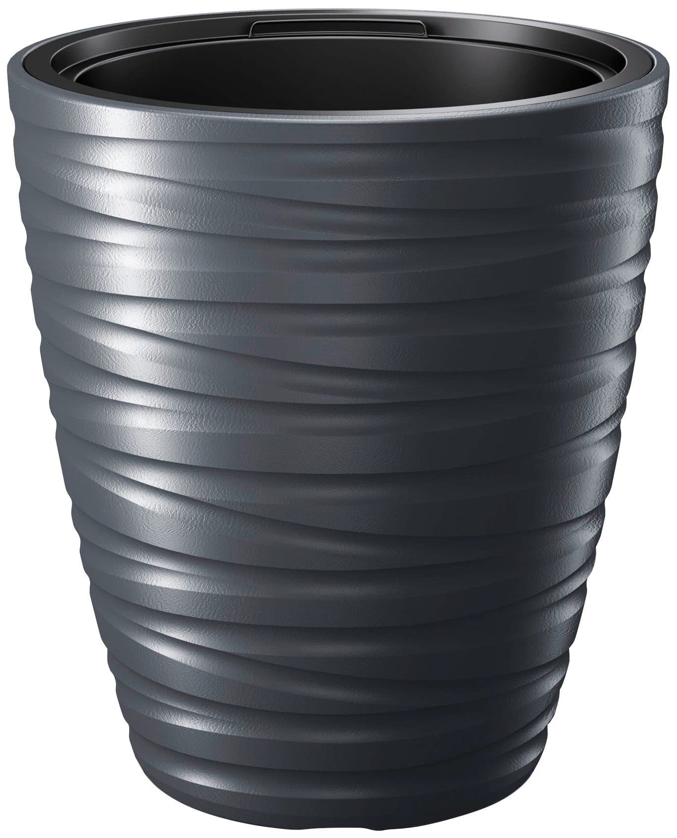 Prosperplast Blumentopf Maze | Schwarz