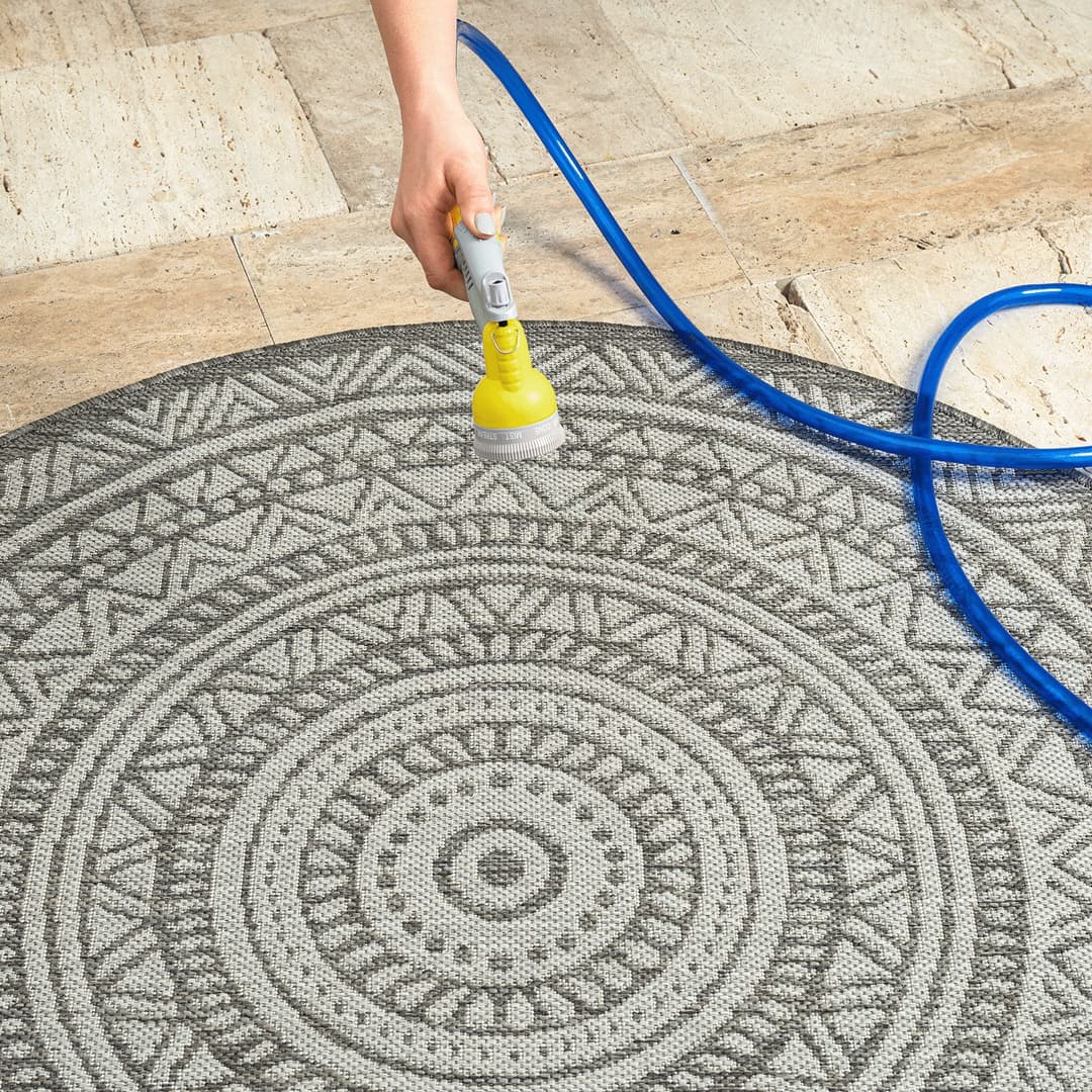 the carpet Teppich Mistra | Grau