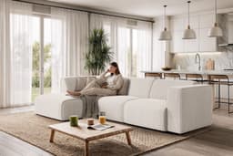 OTTO home Ecksofa Merid L-Form | Beige