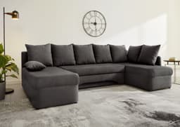Jockenhöfer Gruppe Wohnlandschaft Arktis U-Form | Grau