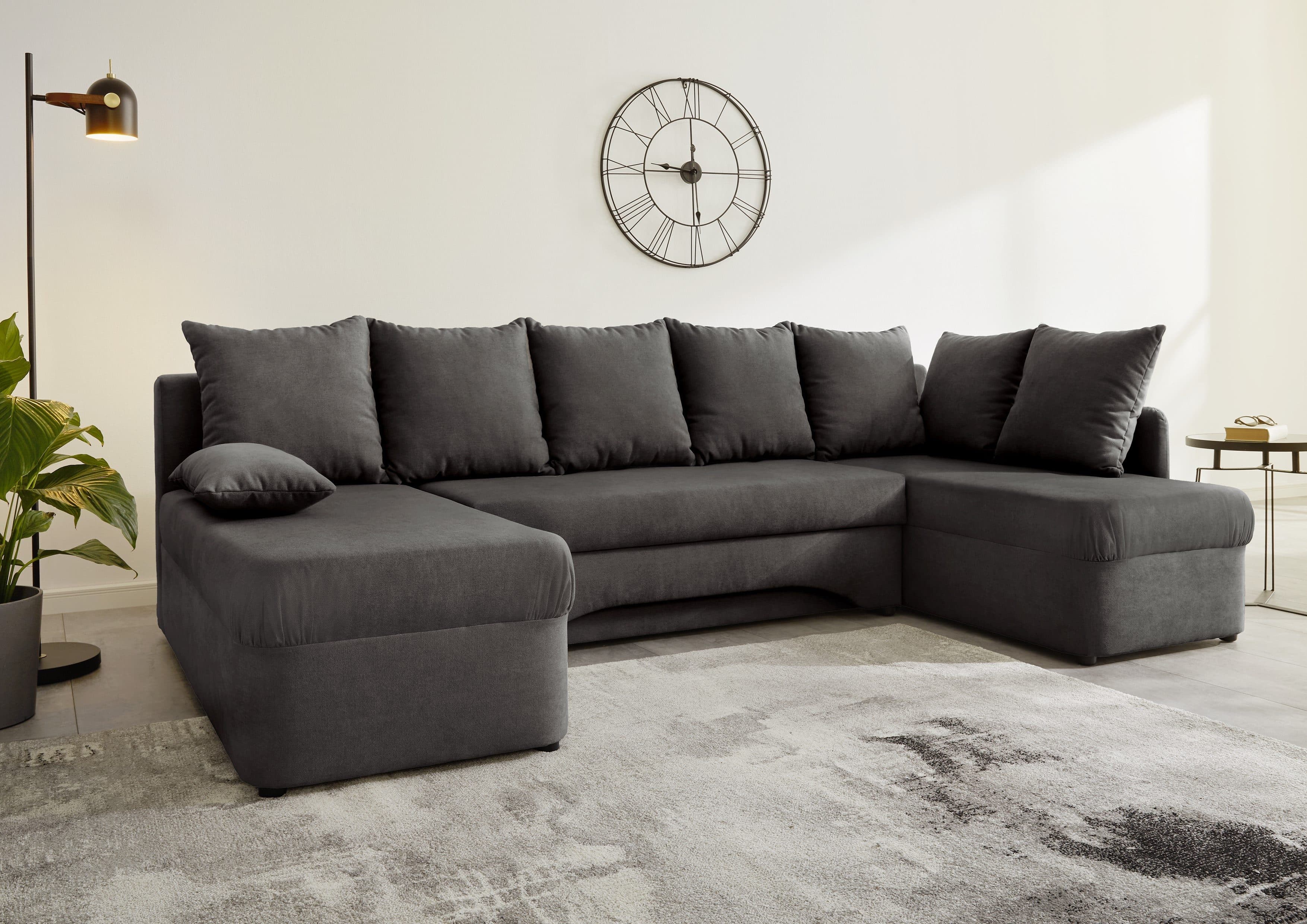 Jockenhöfer Gruppe Wohnlandschaft Arktis U-Form | Grau