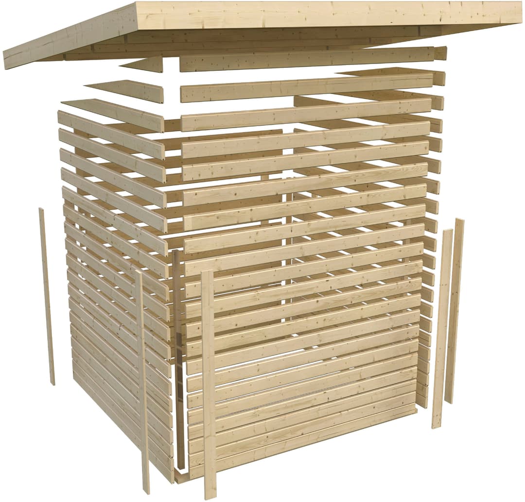 KONIFERA Gartenhaus Sandstedt 5 | Grau