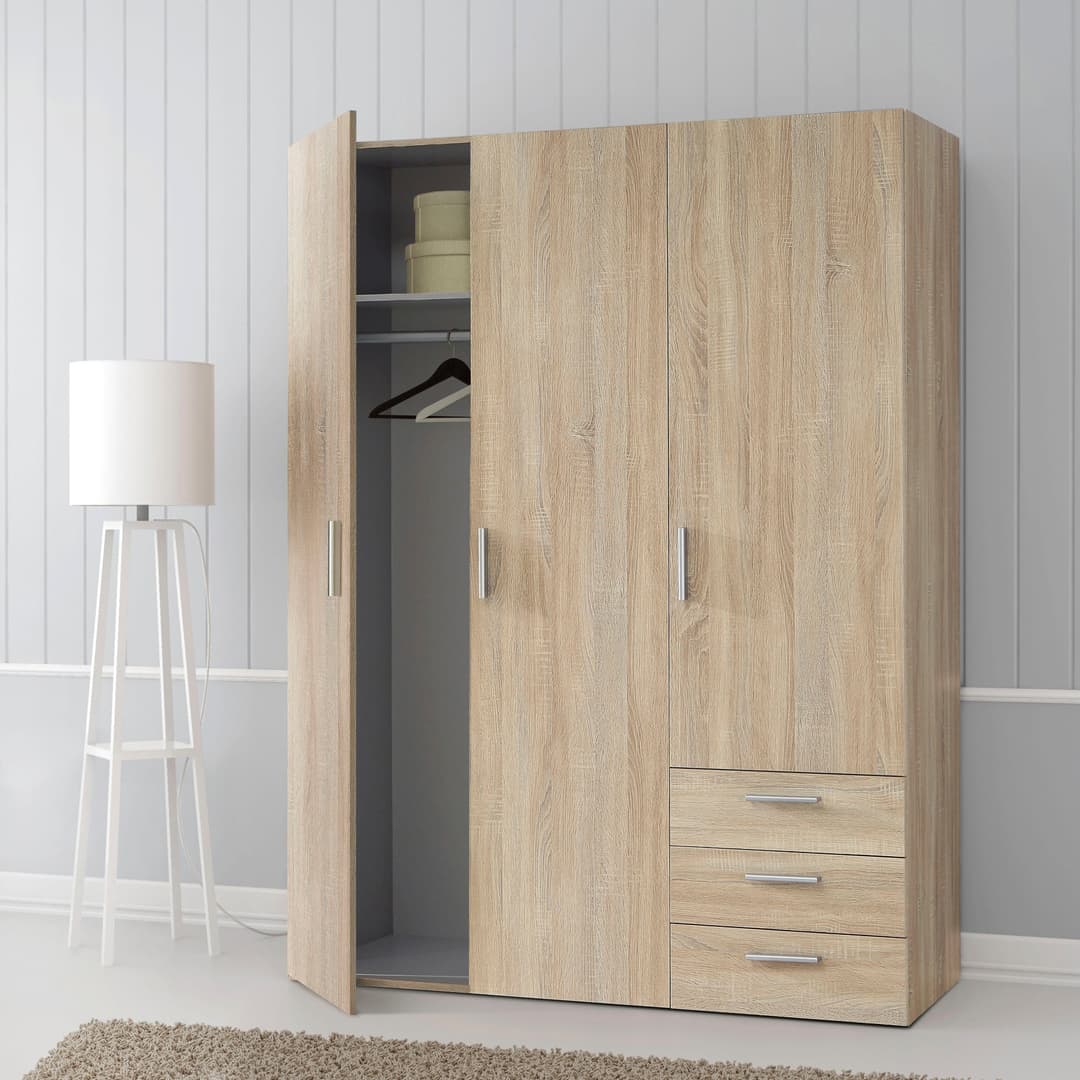 FORTE Kleiderschrank | Holztöne