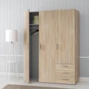 FORTE Kleiderschrank | Holztöne 3
