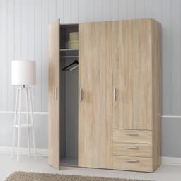 FORTE Kleiderschrank | Holztöne