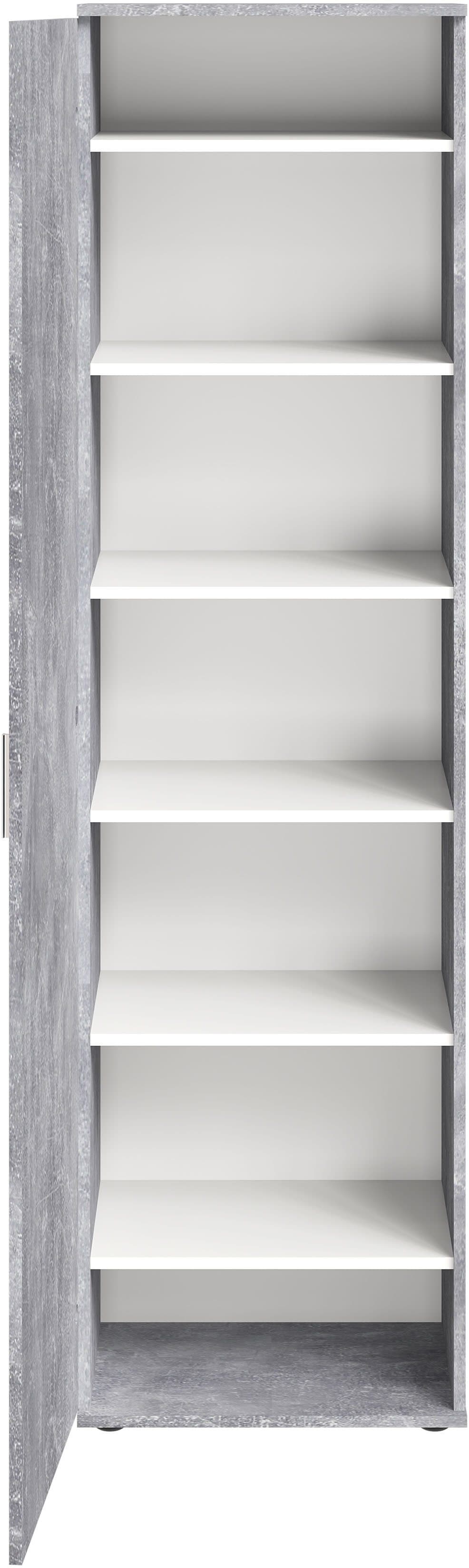 FMD Mehrzweckschrank Inca 1 | Grau