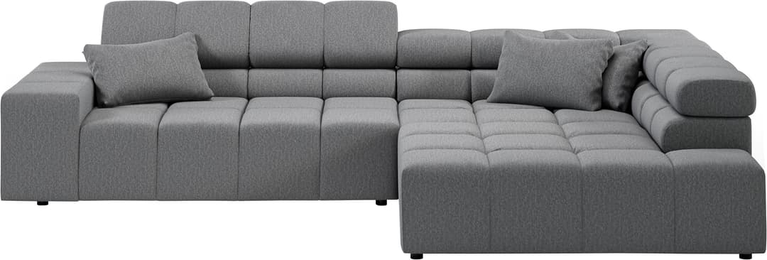 Home affaire Ecksofa Ancona | Grau