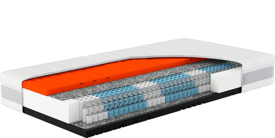 Taschenfederkernmatratze Sleep Balance TFK | Weiß