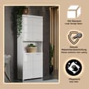 welltime Hochschrank Avena | Weiß 4