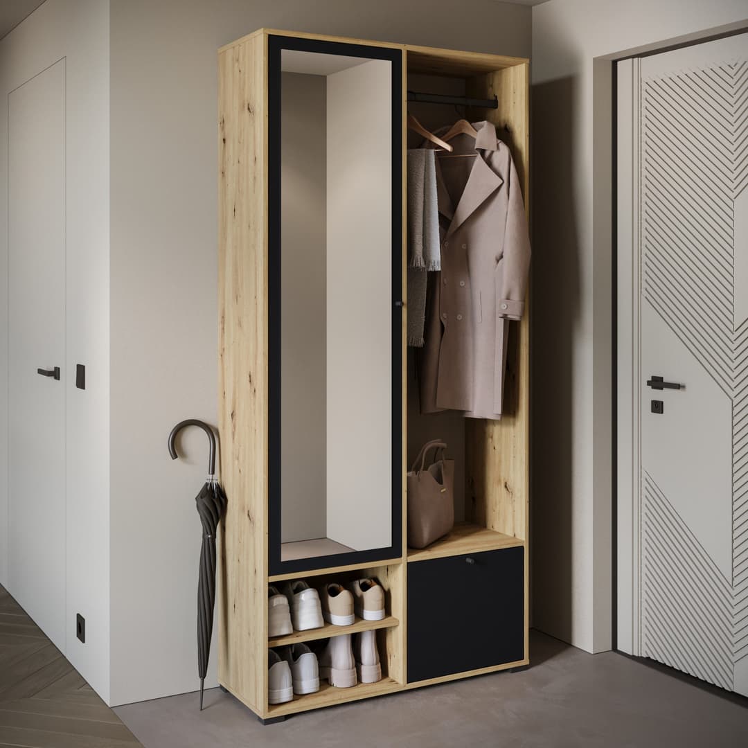 Home affaire Garderobenschrank DINO | Holztöne