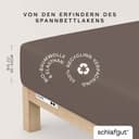 Schlafgut Spannbettlaken PURE | Beige