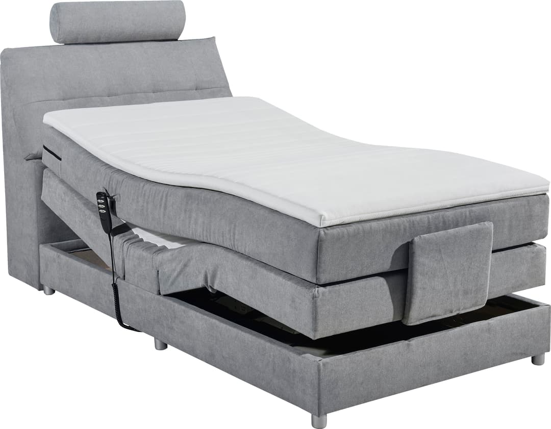 ED EXCITING DESIGN Boxspringbett Palermo | Grau