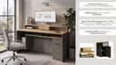 OTTO home Schreibtisch Peoria | Holztöne 3