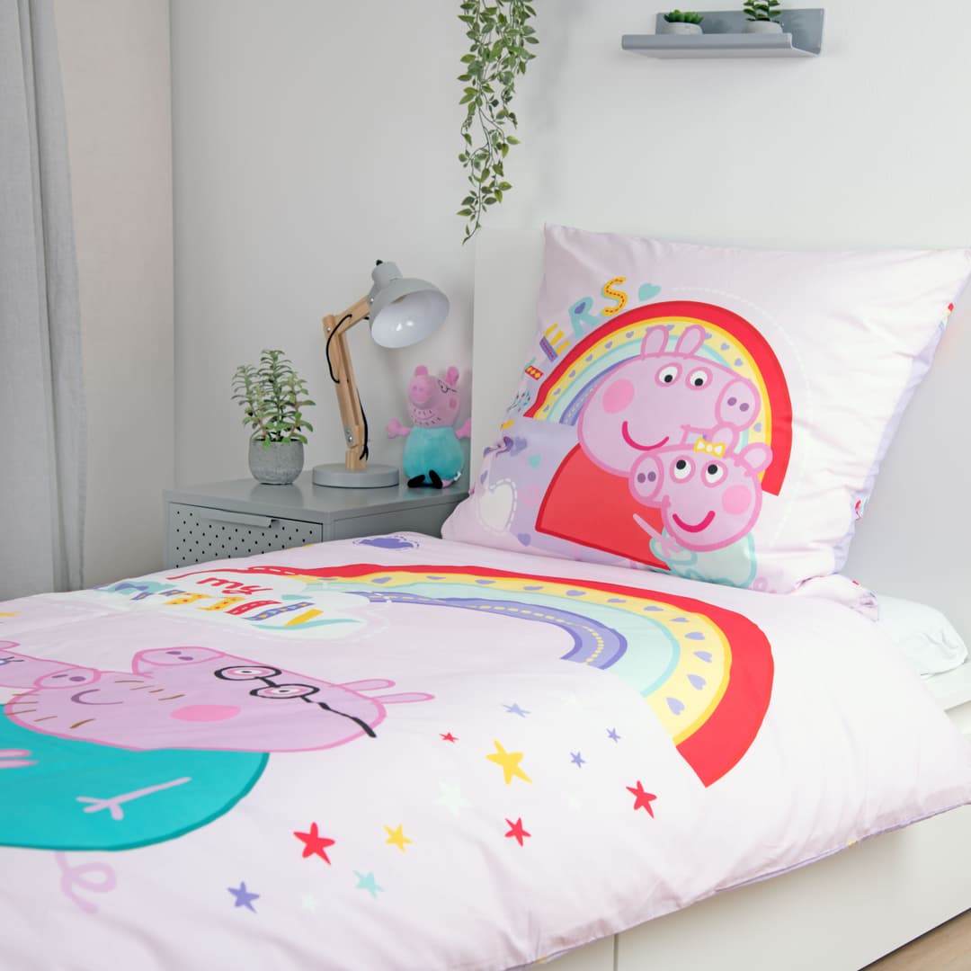 Peppa Pig Wendebettwäsche | Mehrfarbig