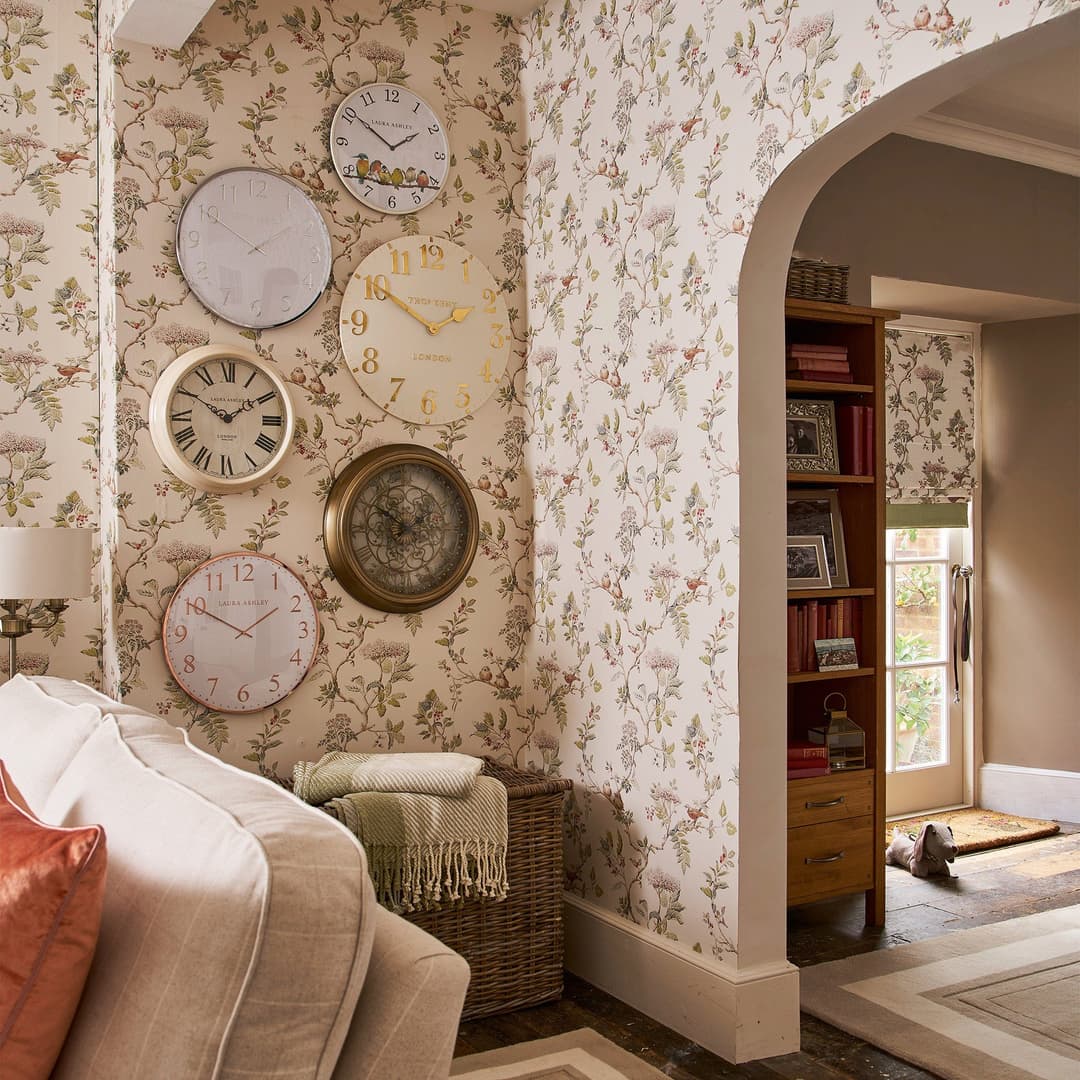 LAURA ASHLEY Vliestapete Elderwood | Beige