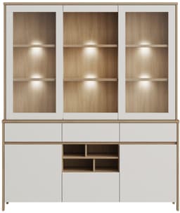 Home affaire Buffet Stranda | Weiß