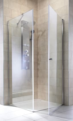 welltime Eckdusche Florenz | Transparent