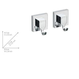 WENKO Wandhaken Vacuum-Loc® | Silber