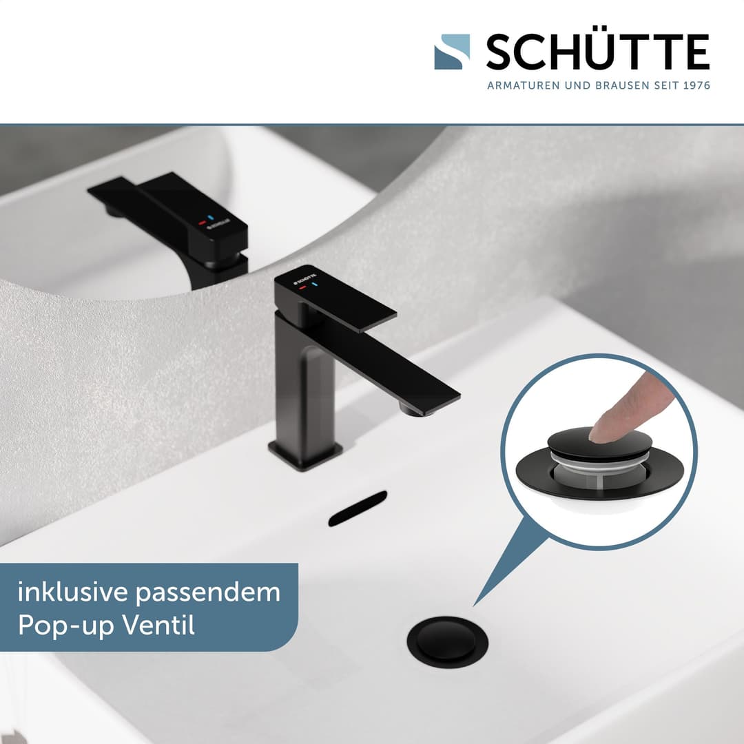 Schütte SAN DIEGO Waschtischarmatur | Schwarz