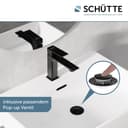 Schütte SAN DIEGO Waschtischarmatur | Schwarz 3