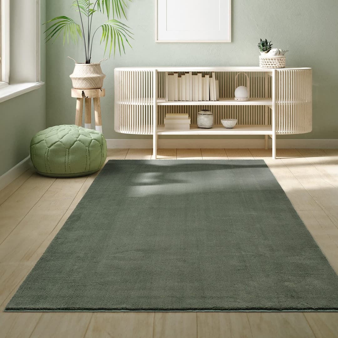 the carpet Teppich Relax | Grün