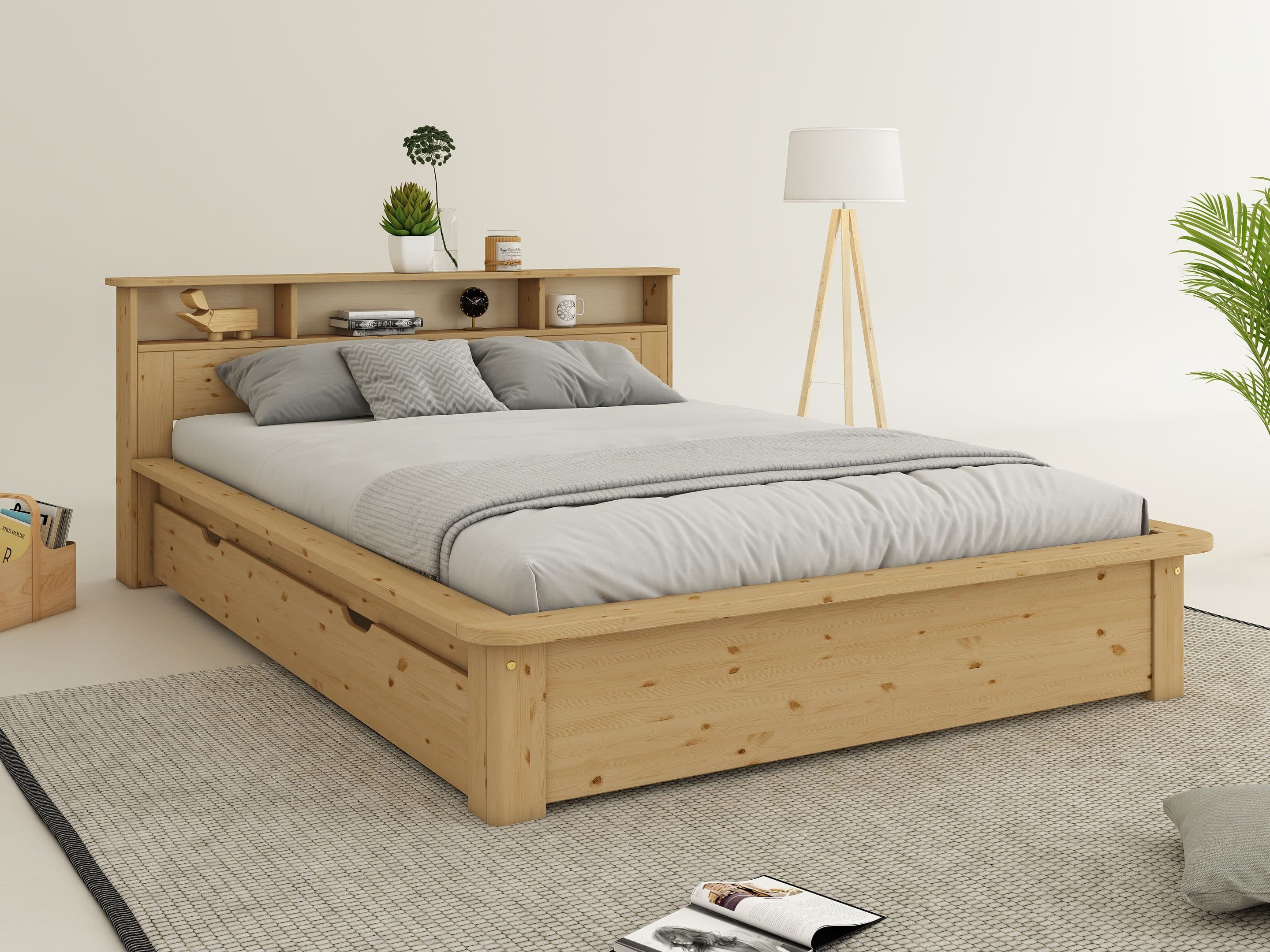 OTTO home Massivholzbett KERO | Holztöne