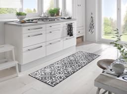 wash+dry by Kleen-Tex Läufer Decorada | Grau