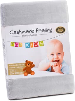 Kinderdecke Premium Cashmerefeeling | Grau